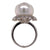 South Sea Pearl Diamond 18 Karat White Gold Cocktail Ring