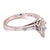 Marquise Tapered Baguette Diamond Engagement Ring 14K White Gold