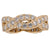 Infinity Diamond 14 Karat Yellow Gold Band Ring