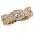 Infinity Diamond 14 Karat Yellow Gold Band Ring