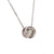 1.22 Carat Diamond Bezel Set Pendant Necklace