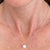 1.22 Carat Diamond Bezel Set Pendant Necklace