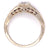 Round Brilliant Diamond 18 Karat White Gold Vintage Engagement Ring