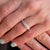 Princess Cut Diamond Platinum Wedding Band Ring