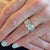 Princess Baguette Diamond Invisibly Set 18 Karat Yellow Gold Band Ring