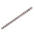 5.00 Carat Diamond 18 Karat White Gold Tennis Line Bracelet