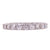2.25 Carat Diamond Eternity 18 Karat White Gold Wedding Band Size 6.5