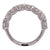 Diamond 18 Karat White Gold Wedding Band Ring 2.00 CTW