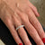 Diamond 18 Karat White Gold Wedding Band Ring 2.00 CTW