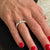 Diamond 18 Karat White Gold Wedding Band Ring 2.00 CTW