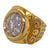 Diamond 18 Karat Yellow Gold Etruscan Style Vintage Ring