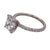 2.08 Carat Radiant Diamond 18 Karat White Gold Engagement Ring GIA E/VS1