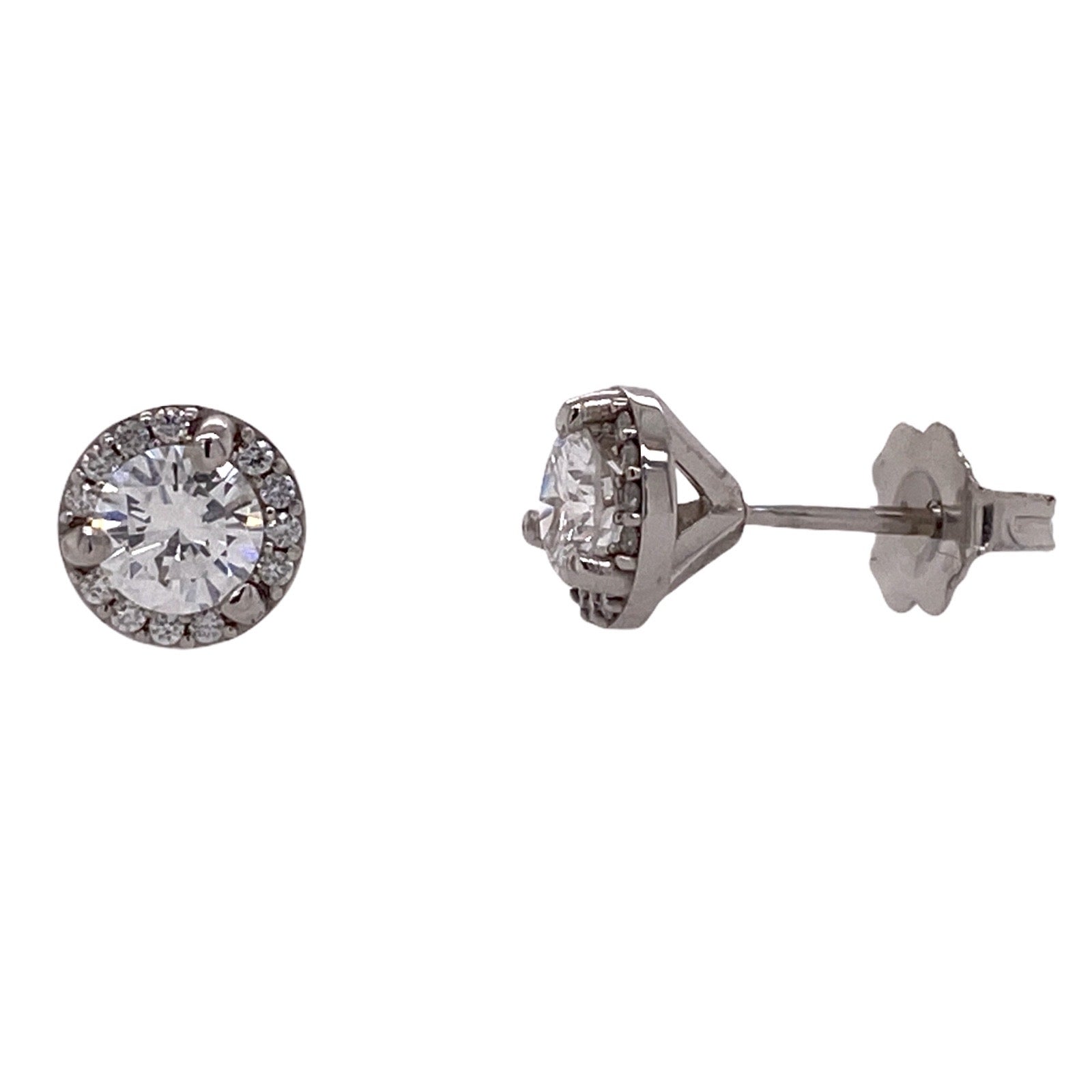 3.50ctw White Gold Diamond Studs