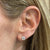1.03 CTW Diamond Stud Earrings GIA Certified I/VS1-2