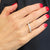 Diamond Wedding Anniversary 18 Karat White Gold Band Ring
