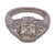 1.83 Carat Fancy Light Yellow Diamond Trillion Diamond Engagement Platinum Ring