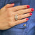 1.83 Carat Fancy Light Yellow Diamond Trillion Diamond Engagement Platinum Ring