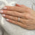 1.00 Carat Diamond 14 Karat White Gold Eternity Band Ring Size 7.75