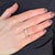 Mayors Diamond 18 Karat Yellow Gold Wedding Band Ring