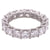 Cushion Cut Diamond Platinum Eternity Band Signed Daniel K