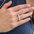 Cushion Cut Diamond Platinum Eternity Band Signed Daniel K