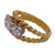 Three Diamond 18 Karat Yellow Gold Ring