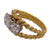 Three Diamond 18 Karat Yellow Gold Ring
