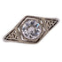 Art Deco Old European Diamond Solitaire Engagement Ring
