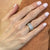 3.00 CTW Diamond 18 Karat Yellow Gold Invisibly Set Wedding Band Ring