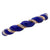 Diamond Blue Enamel 18 Karat Yellow Gold Vintage Hinged Bangle Bracelet