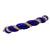 Diamond Blue Enamel 18 Karat Yellow Gold Vintage Hinged Bangle Bracelet