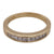 Princess Cut Diamond 18 Karat Yellow Gold Wedding Band Ring