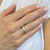Princess Cut Diamond 18 Karat Yellow Gold Wedding Band Ring