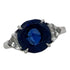 3.60 Carat Ceylon Sapphire Diamond Platinum Cocktail Ring