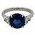 3.60 Carat Ceylon Sapphire Diamond Platinum Cocktail Ring