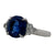 3.60 Carat Ceylon Sapphire Diamond Platinum Cocktail Ring
