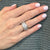 Diamond Eternity Wedding Band Ring 18 Karat White Gold -New
