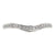 Diamond Halo Infintiy Engagment Ring Bridal Set 14K White Gold