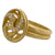 Slane & Slane Diamond 18 Karat Yellow Gold Brushed Finish Ring