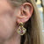 Diamond Ruby 18 Karat Yellow Gold Vintage Drop Earrings