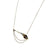Diamond 18 Karat Yellow Gold Lily Flower Pendant Chain Link Necklace