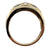 Gents Diamond Solitaire 14 Karat Yellow Gold Band Ring