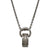 Diamond 18 Karat White Gold Slide Pendant Necklace