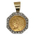 Diamond Frame $10 Indian Gold Coin Pendant Enhancer