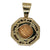 Diamond Frame $10 Indian Gold Coin Pendant Enhancer