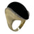 1970's Onyx Diamond 14 Karat Yellow Gold Cocktail Ring