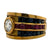 1993 Kieselstein-Cord Diamond Sapphire Ruby 18K Yellow Gold Band Ring