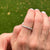 Diamond Platinum Eternity Band Ring Size 7.25