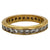 Diamond 18 Karat Yellow Gold Channel Set Eternity Band Ring