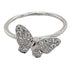 Diamond 18 Karat White Gold Butterfly Ring